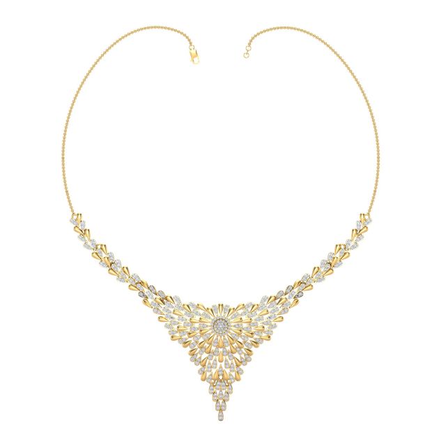 Noelle Studded Diamond Necklace For Her